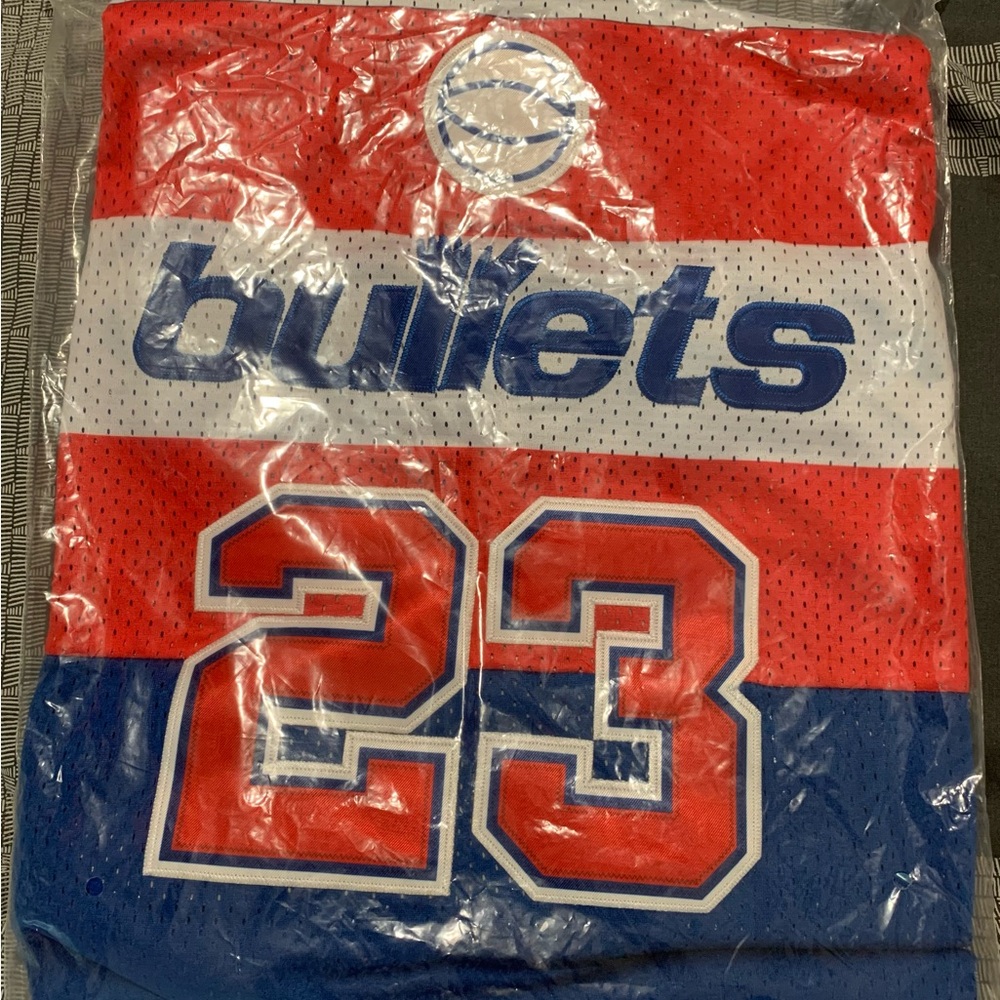 Nike Michael Jordan Washington Bullets Jersey #23 New With Tags Size Medium
